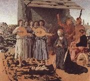Piero della Francesca Nativity oil painting on canvas